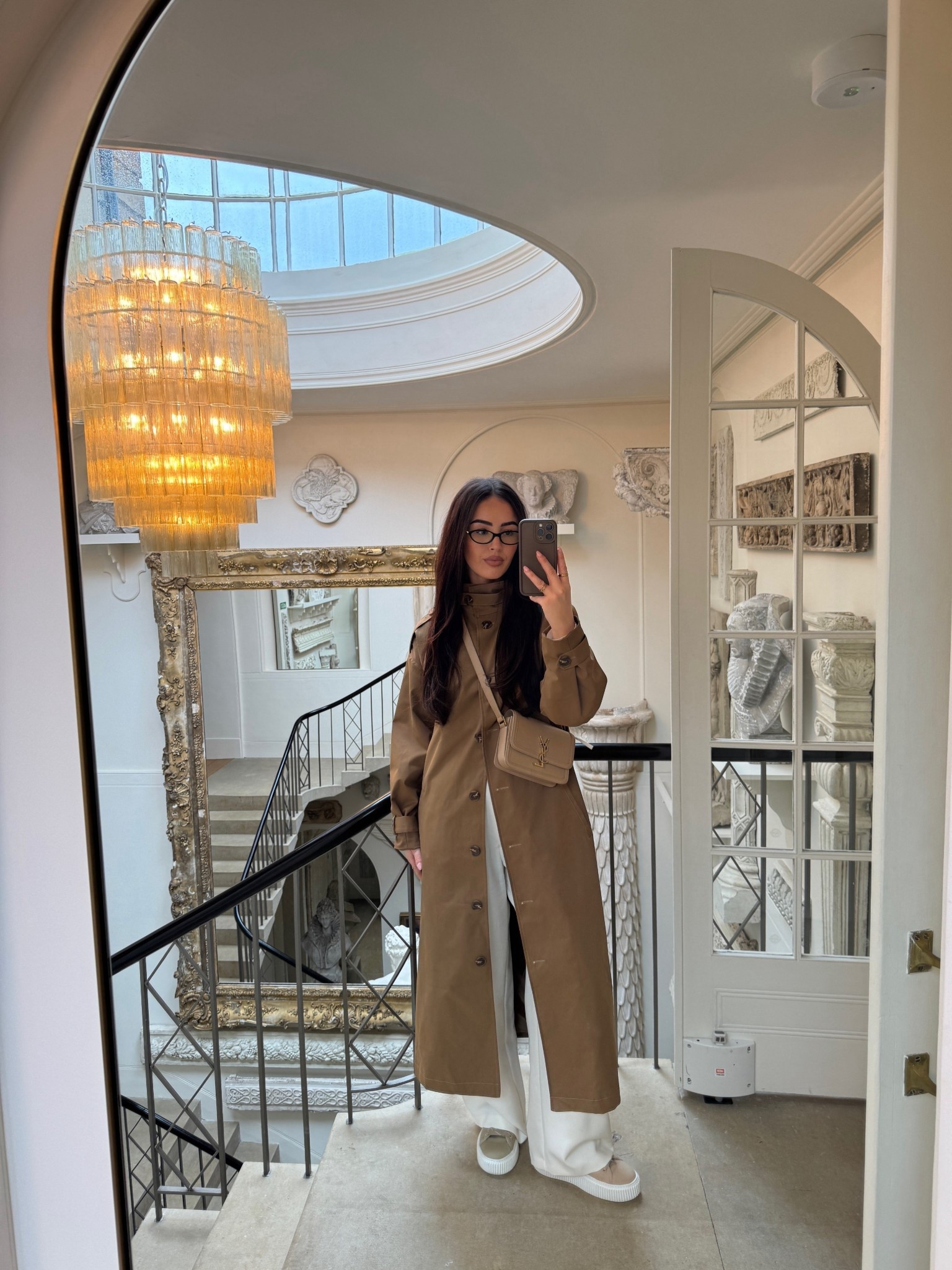 My favourite recent purchase - this under £50 french coat!!! 

Trench coat, funnel neck jacket, funnel neck coat, funnel neck, cream trousers, tailored trousers, spring jacket, spring outfits, glasses, blue light glasses, Neima Row, PLT, Pretty Little Thing, neutral spring outfits, Cotswolds outfits

#LTKuk #LTKspring #LTKFashionMonth