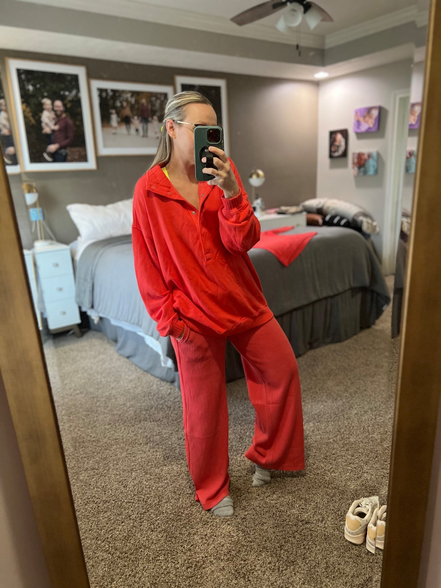 The BEST comfy set — wear as pajamas or a lounge set! I linked a couple different top options
Top - kept the MEDIUM, but I could do a small (medium arms are longer)
Bottoms - SMALL, already slightly slouchy/oversized. True to size

Ultimate comfy + cozy vibes from Aerie & American Eagle — linking all of my favorite finds from there lately

Fall Style, fall outfits, comfy cozy, comfy pants, flannels, work outfit, thanksgiving outfit, Christmas outfits, holiday, gift guide, gift ideas, holiday gifting, comfy outfit, fall mom style, cozy season, flannel shirt, travel outfits, mom fashion, fall fashion, sahm style, sahm fashion, sahm outfits, outfit ideas, fall outfit ideas, Ugg clogs, slippers, amazon style, amazon fashion, Amazon outfits, Amazon outfit ideas, Amazon look for less, look for less, free people look for less, free people inspired, Amazon style, Christmas pajamas, holiday pajamas, Christmas jammies, holiday jammies, lounge set, comfy sets

#LTKmomlife #LTKCyberWeek #LTKgrwm