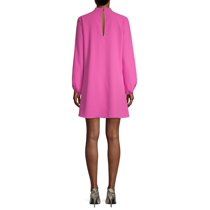 Scoop Blouson Sleeve Keyhole Mini Dress Women's | Walmart (US)