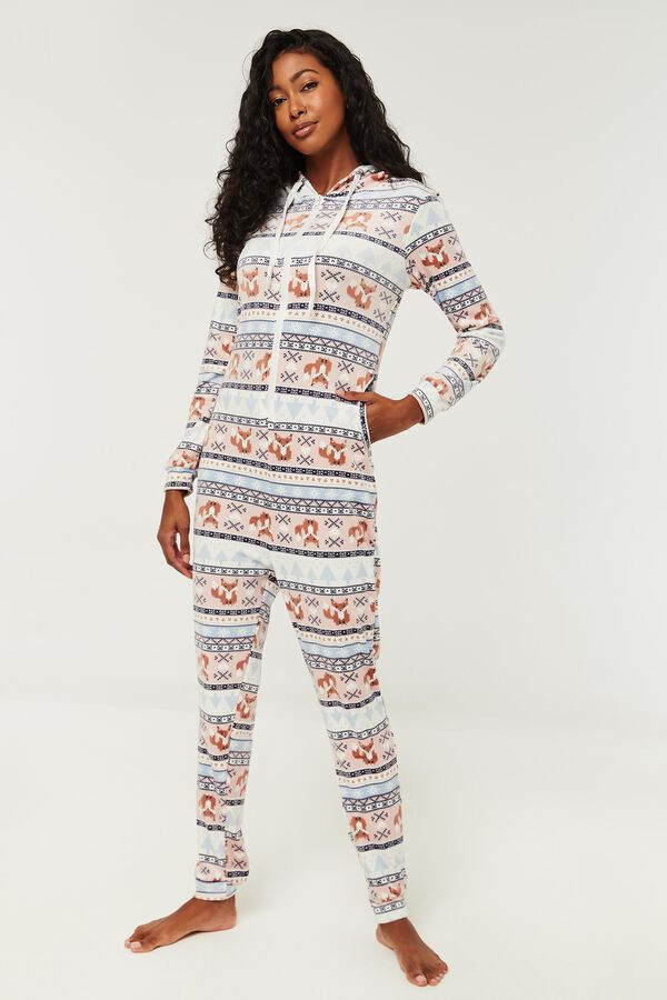 Festive Fox Hooded Onesie | Ardene