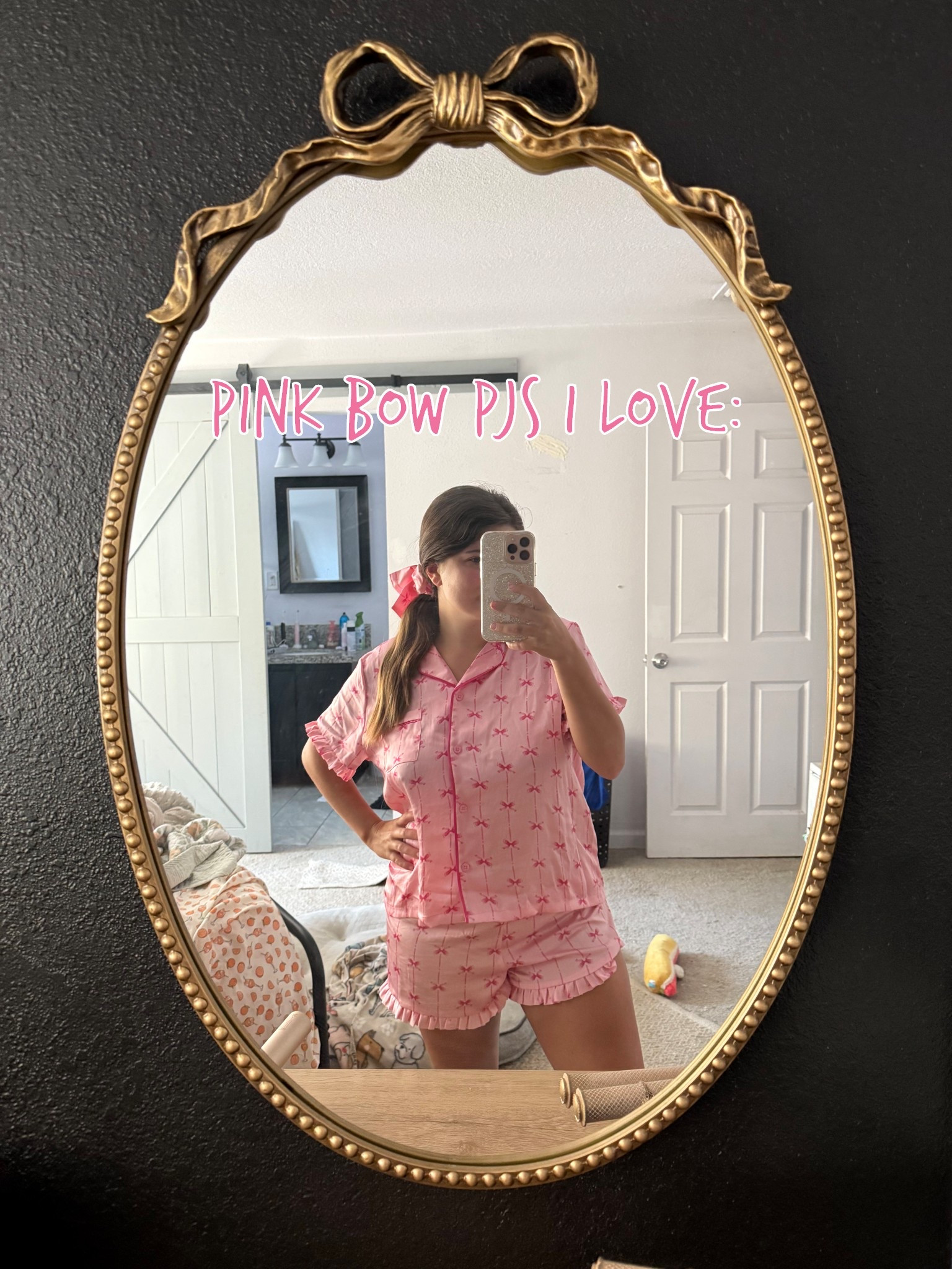 My favorite Pink bow PJs 
#pinkbows #pjs #pinkbowpjs #pajamas #womenspjs #sleepwear #bows 
#amazon #amazonfinds #girlypjs #girlygirl #pink

#LTKMidsize #LTKFindsUnder100