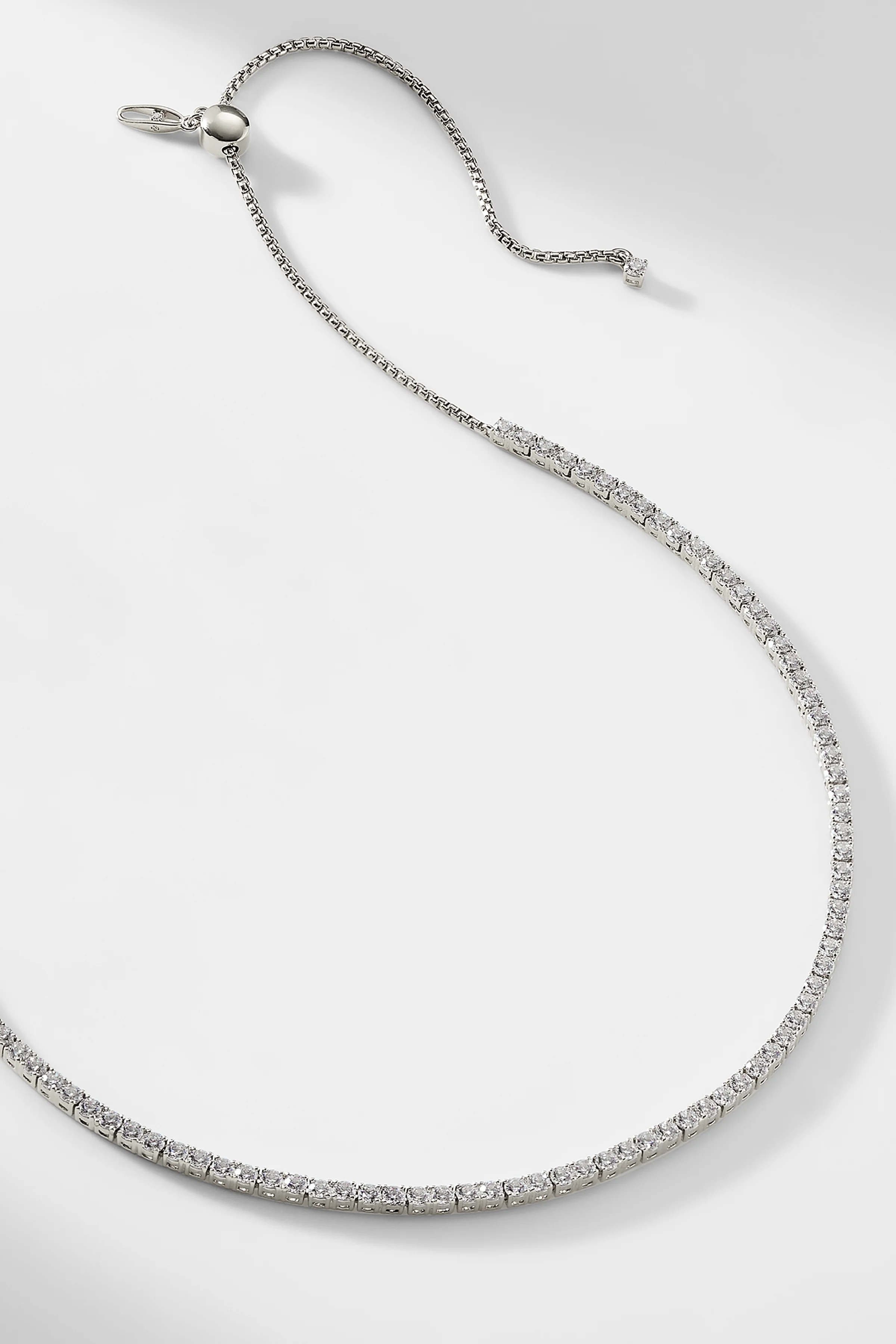 LOVE ALL ADJUSTABLE TENNIS NECKLACE | NADRI