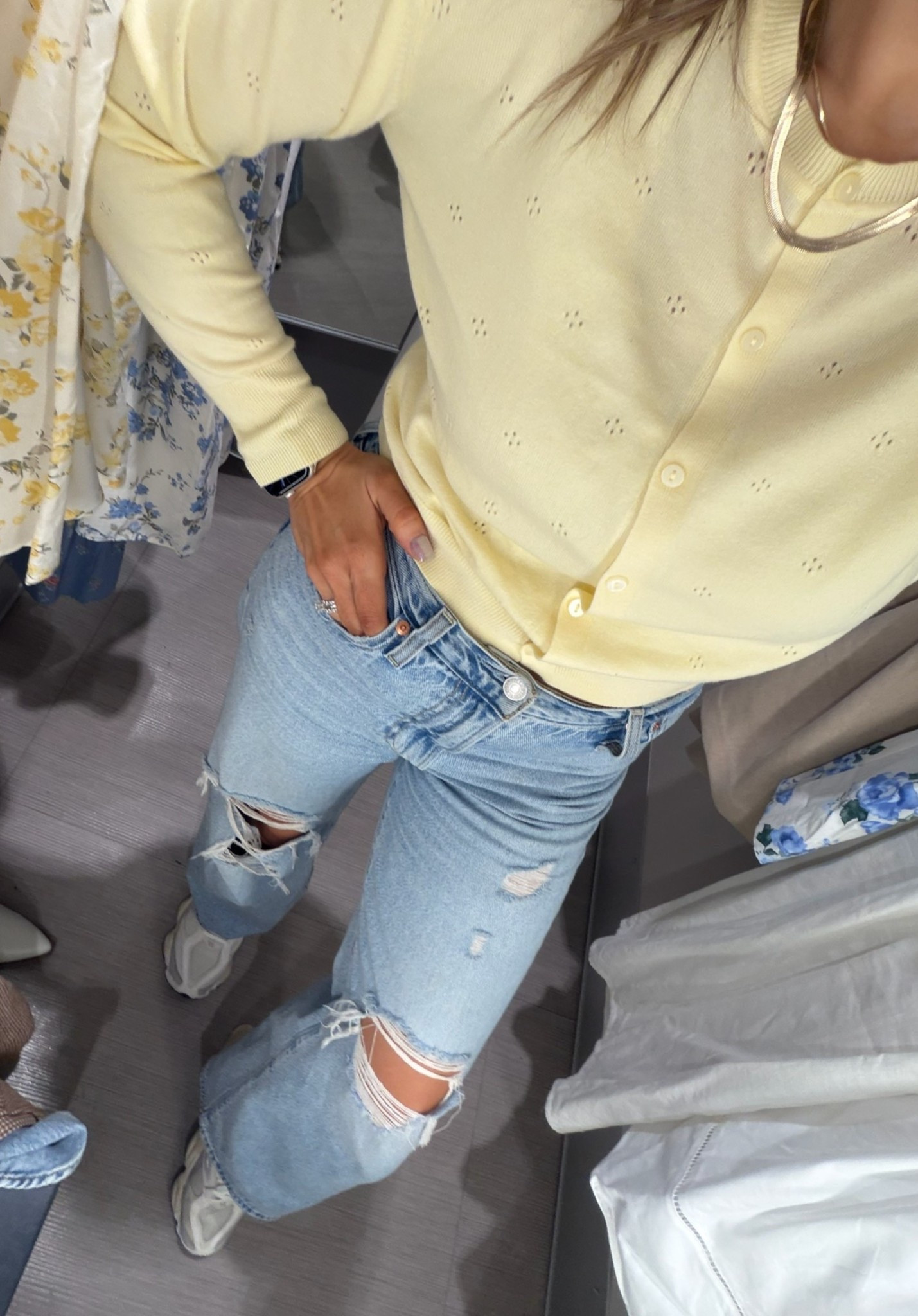 This butter yellow cardigan is such a soft and pretty piece for spring. I love how easy it is to throw on with denim for a casual but put together everyday look.💛

Butter yellow cardigan, target sweater, target jeans, casual spring outfit, spring outfits, denim outfits, lightweight sweater, spring wardrobe, SavannahK

#LTKTravel #LTKootd #LTKSeasonal