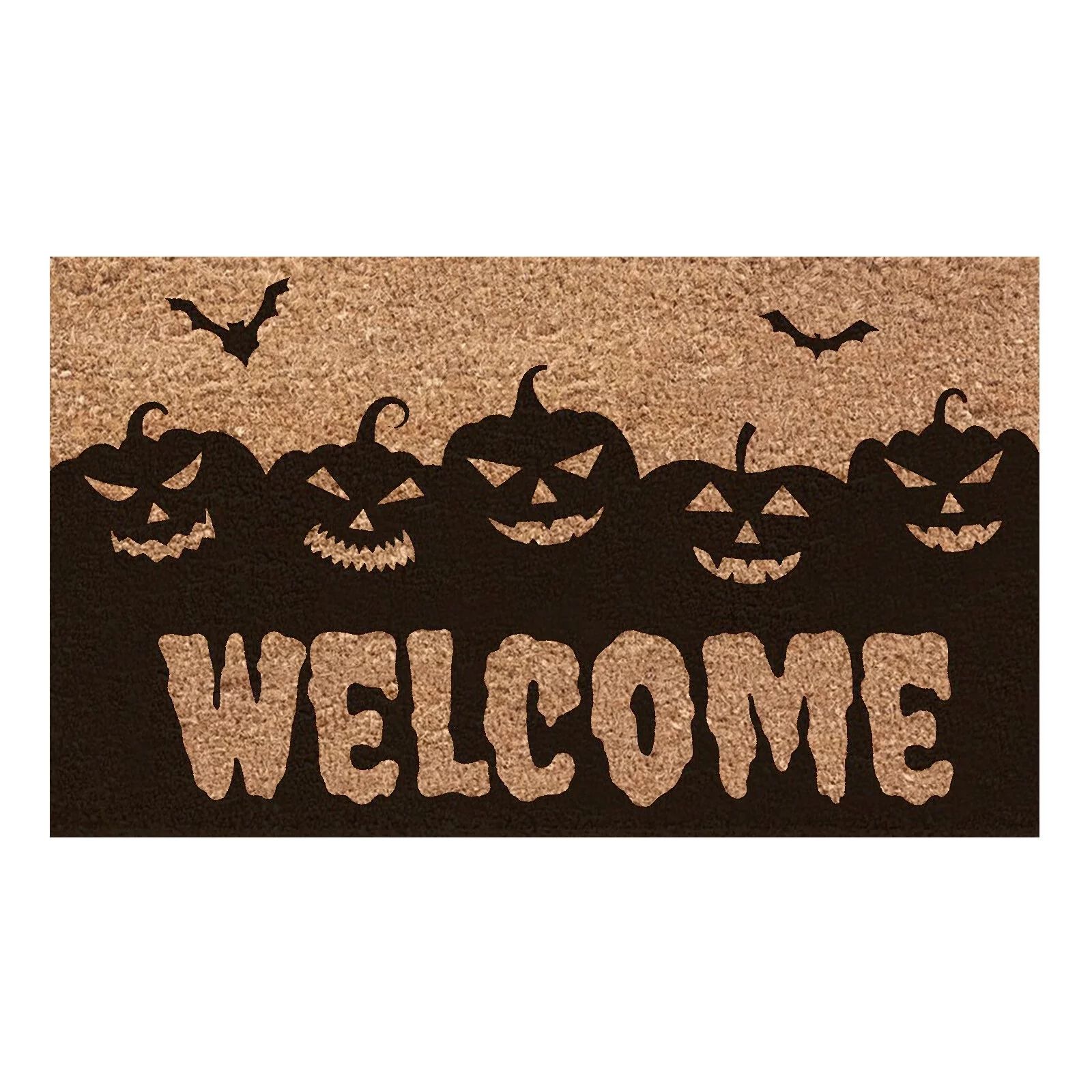 1 PCS Halloween Doormat Scary Welcome Door Mats Holiday Party Decorating Supplies Non Slip Rubber... | Walmart (US)