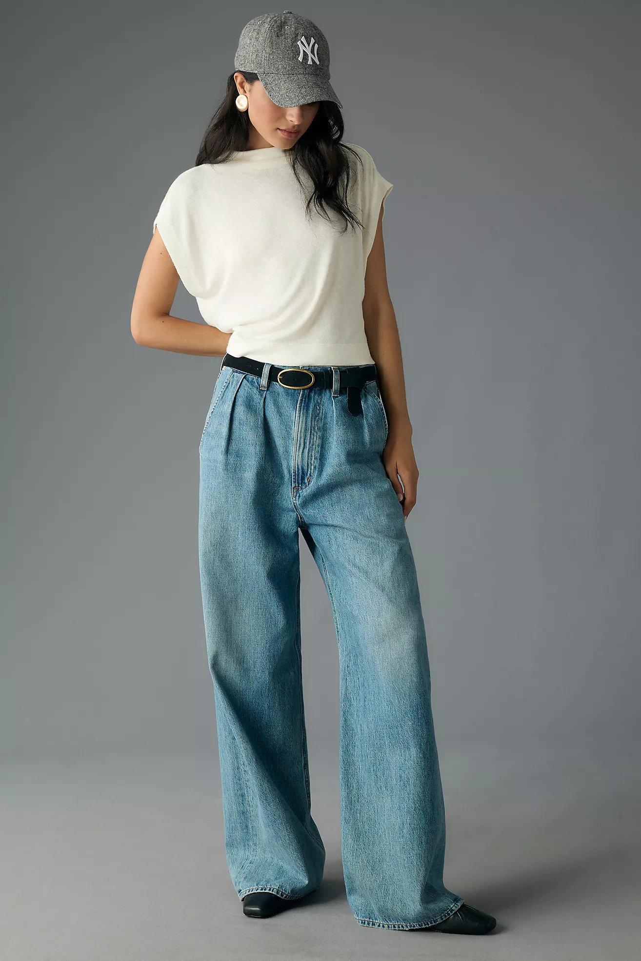 By Anthropologie Sleeveless Funnel-Neck Top | Anthropologie (US)