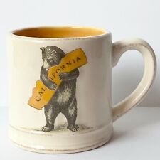 SF Mercantile I LOVE YOU CALIFORNIA Bear Hug Relief Sculpted Mug Coffee Cup | eBay US