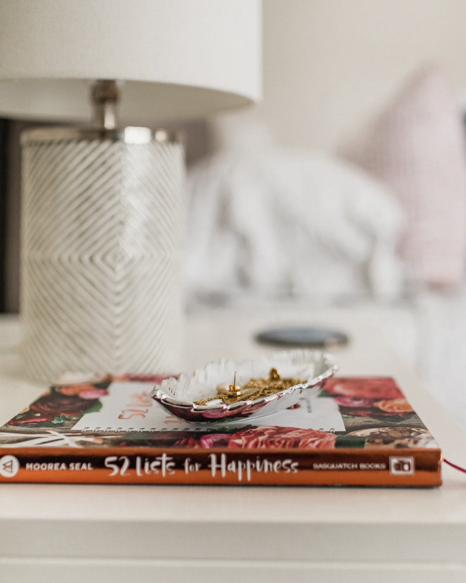 Nightstand styling is all about blending function with beauty. I like to keep things simple: a book, a pretty jewelry dish, and a coaster to protect the surface (because yes, your water glass needs a home too). If you’re searching for nightstand decor ideas, bedroom styling tips, or functional bedside accessories, these are the pieces I always reach for.

#LTKFindsUnder50 #LTKFindsUnder100 #LTKHome