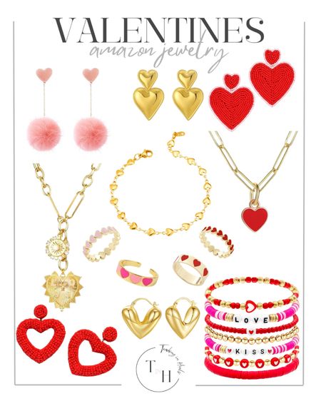 Valentines Amazon Sweater 

Gold heart earrings  red earrings  valentines bracelets  red rings  red heart rings 

#LTKstyletip #LTKSeasonal #LTKGiftGuide
