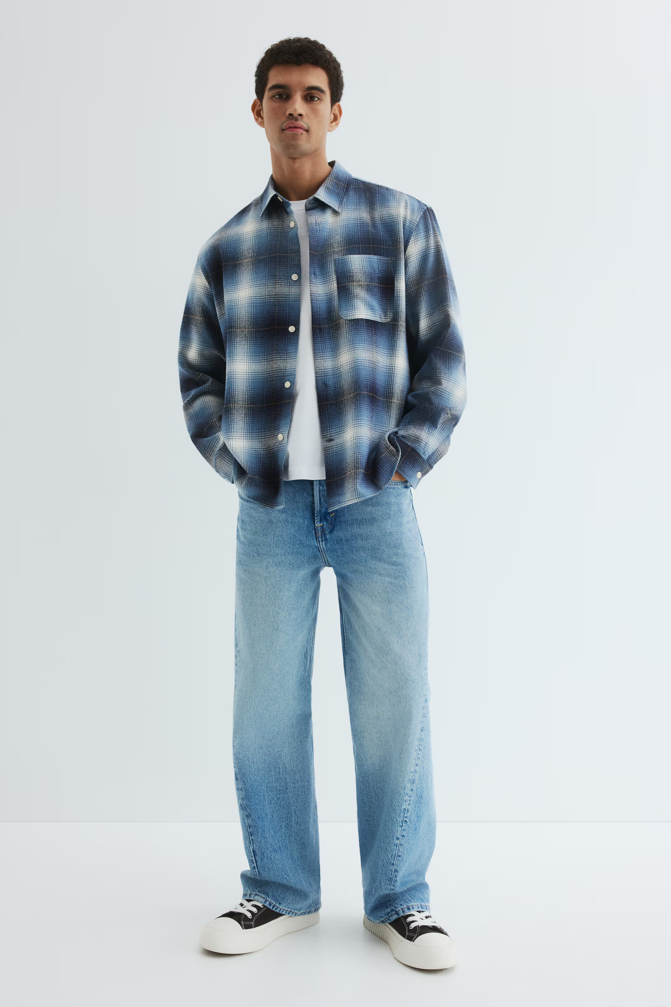 Loose-Fit Flannel Shirt | H&M (US + CA)