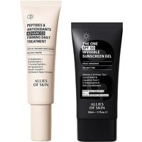 Allies of Skin Clinical Firming Peptide Moisturizer & Invisible SPF Duo (Worth $170) | Dermstore (US)