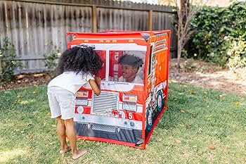 Melissa & Doug Fire Truck Play Tent | Amazon (US)