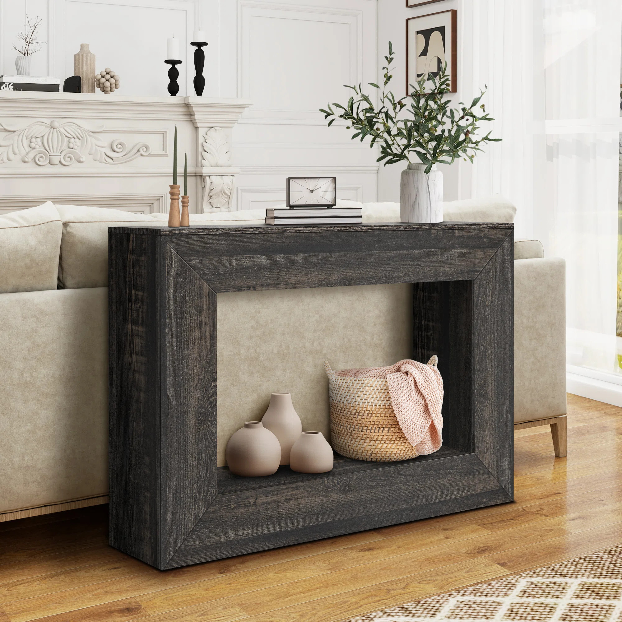 47.2“W Console Table Behind Sofa/Couch | Wayfair North America
