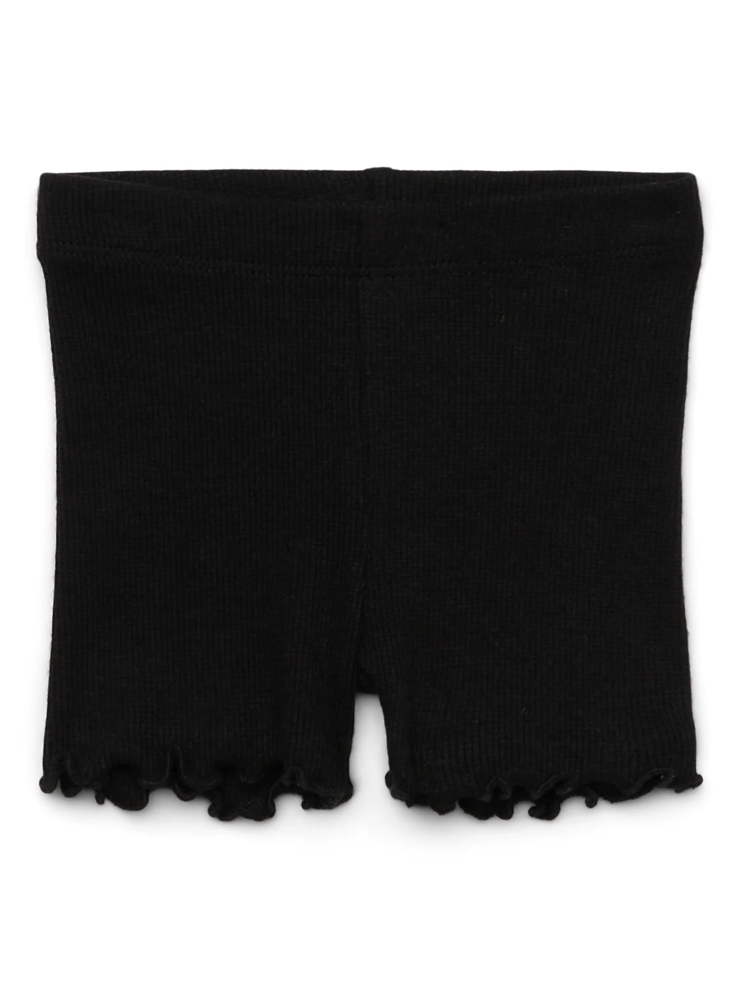 Garanimals Baby Girl Lettuce Hem Biker Shorts, Sizes 0-24 Months | Walmart (US)