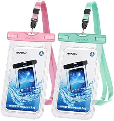 Mpow 097 Universal Waterproof Case, IPX8 Waterproof Phone Pouch Dry Bag Compatible for iPhone 12/... | Amazon (US)