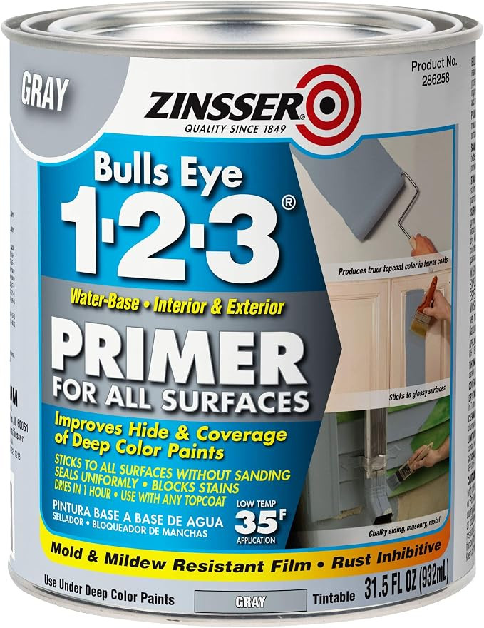 Rust-Oleum 286258 Primer, 31.5 oz, Gray | Amazon (US)