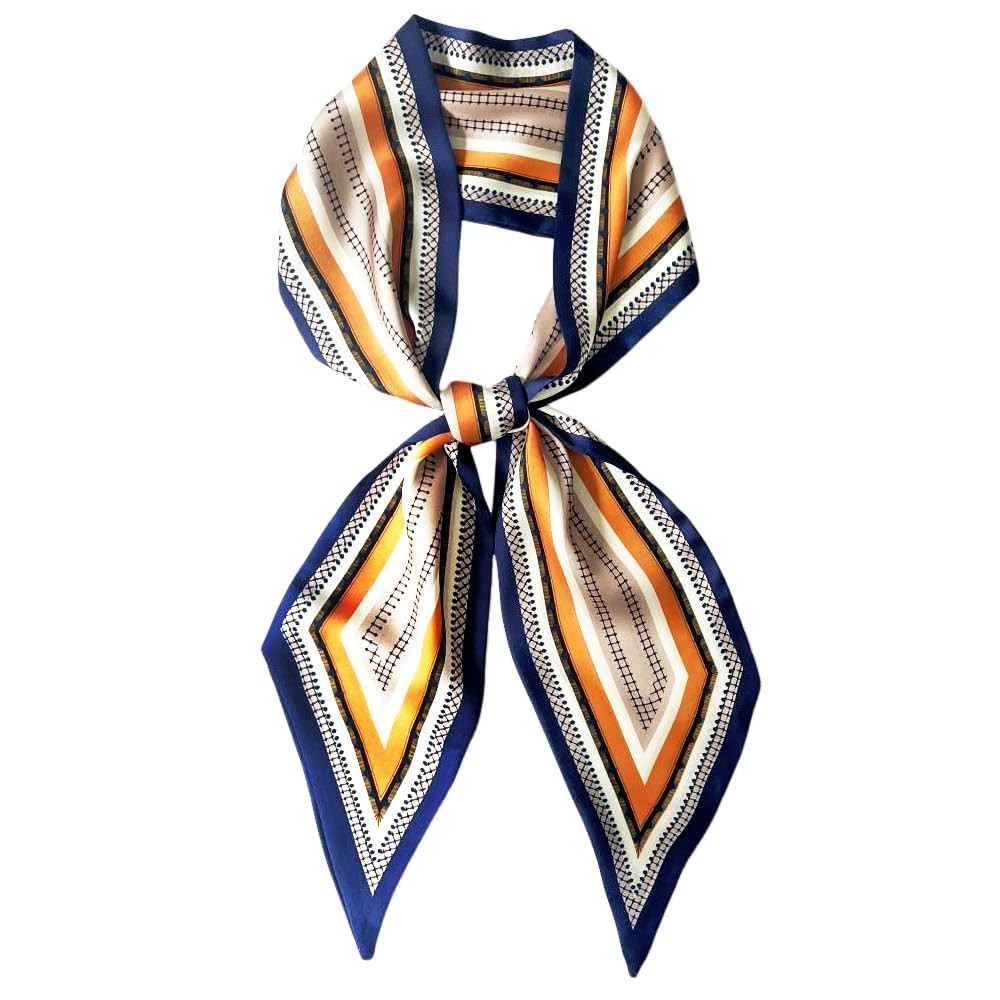 Silk Head Scarf for Hair Fashion Headwrap for Women Lightweight Neck Tie | Amazon (US)