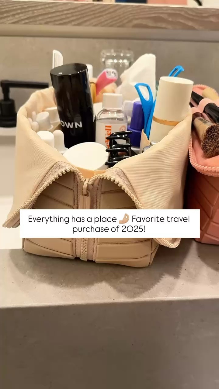 Everything has a spot!! My travel must haves! My travel essentials. I love these vertical toiletry bags. I have the medium for makeup and large for skincare! Parallel toiletry bags. 


#LTKselfcare #LTKTravel #LTKBeauty
