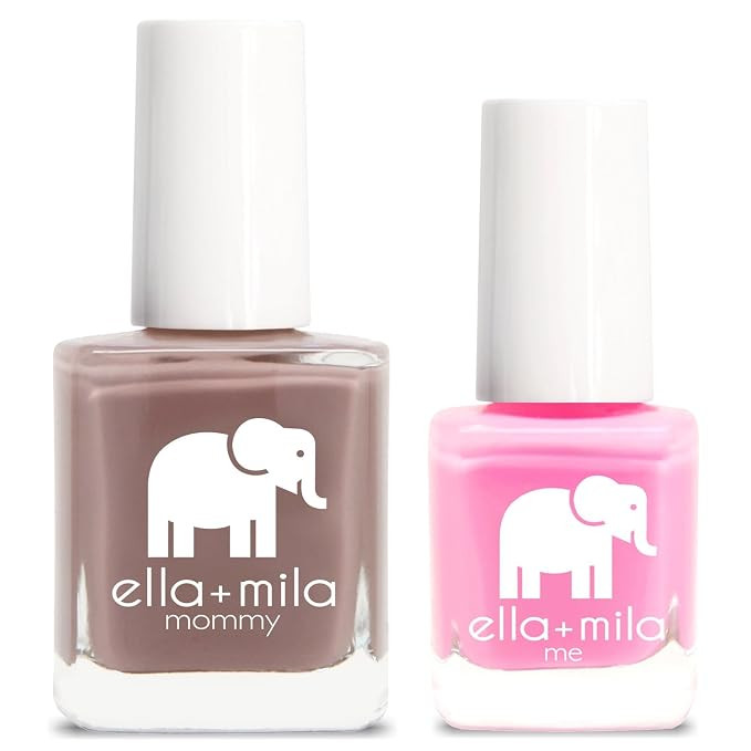 ella+mila Nail Polish, mommy&me® set - Cup O'Latte + Pinkterest | Amazon (US)