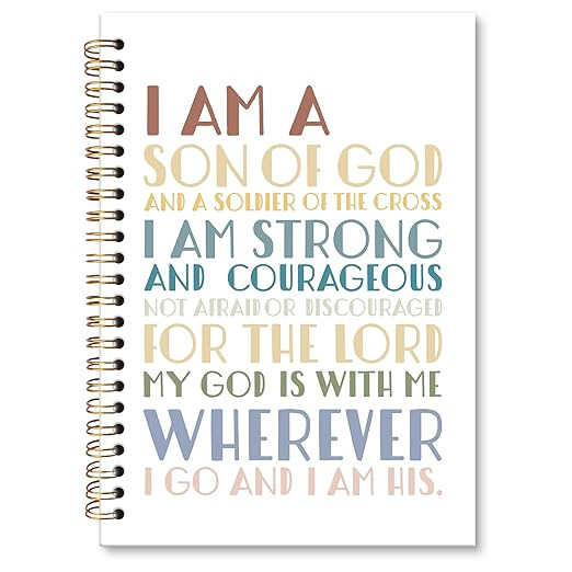 XNXLDYLH Christian Affirmation Notebook Journal, Inspirational Church Spiral Notebook, Bible Stud... | Amazon (US)