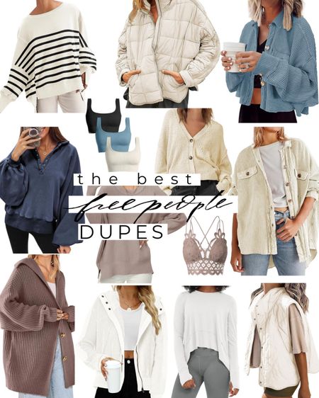 Amazon is full of cheaper versions of Free People. I’ve rounded up just a few that are perfect for cooler weather! 

#LTKover40 #LTKstyletip