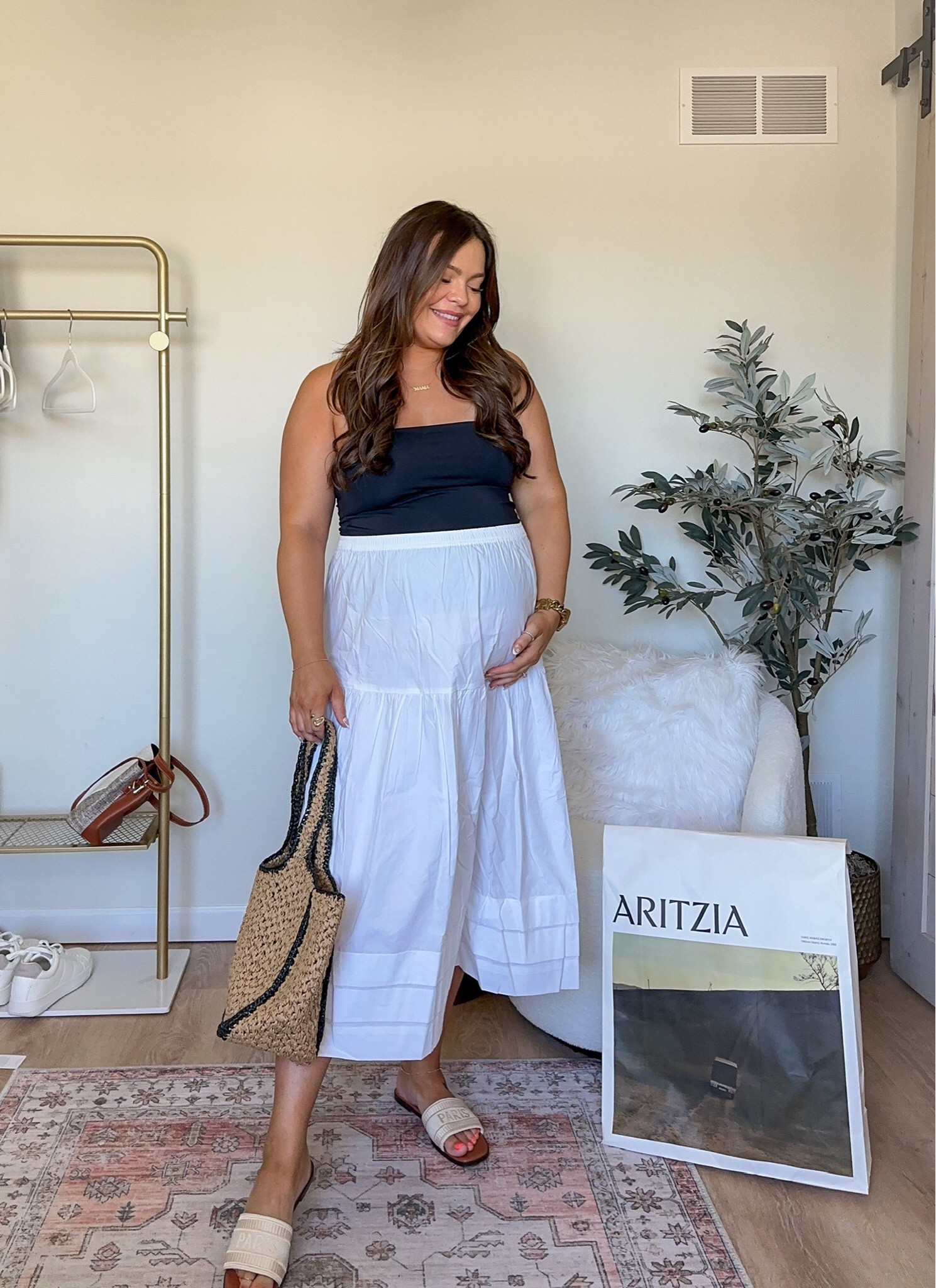 HUGE ARITZIA HAUL // up to 50% off! Tube too best seller in their contour collection sized up to XL in tube top, skirt (XL) slightly see through & stiff material so not my favorite

// non maternity, maternity style / bump style / bump friendly 
Follow my shop @kelsiekristine on the @shop.LTK app to shop this post and get my exclusive app-only content!

#LTKstyletip #LTKbump #LTKsalealert