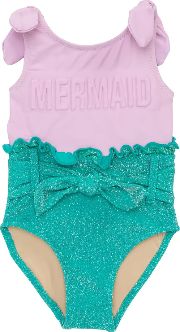 Shade Critters Kids' Mermaid Lilac Shimmer One-Piece Swimsuit | Nordstrom | Nordstrom