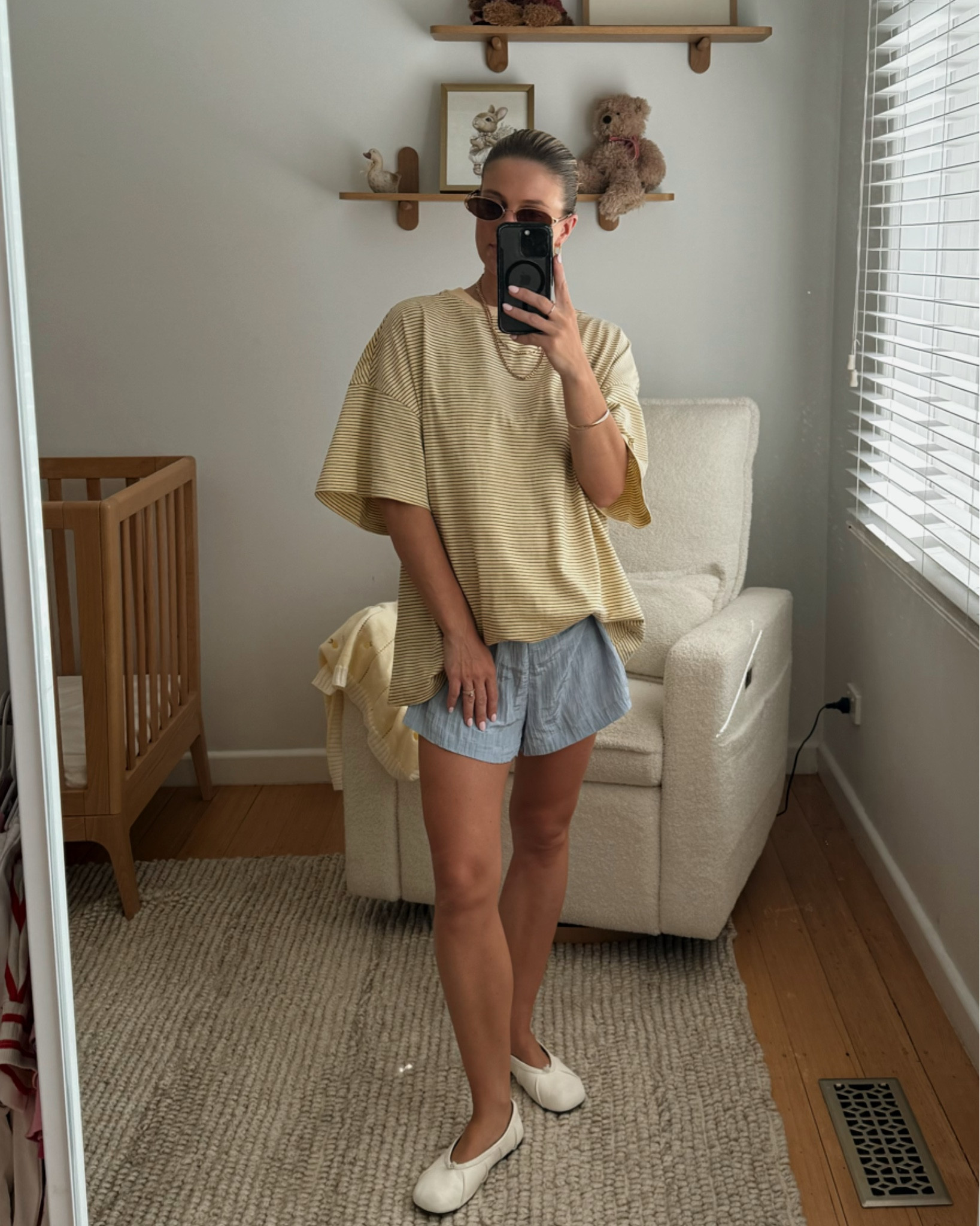 Wearing size 4 top 
Wearing size 6 shorts

#LTKsummer #LTKaustralia #LTKmaternity
