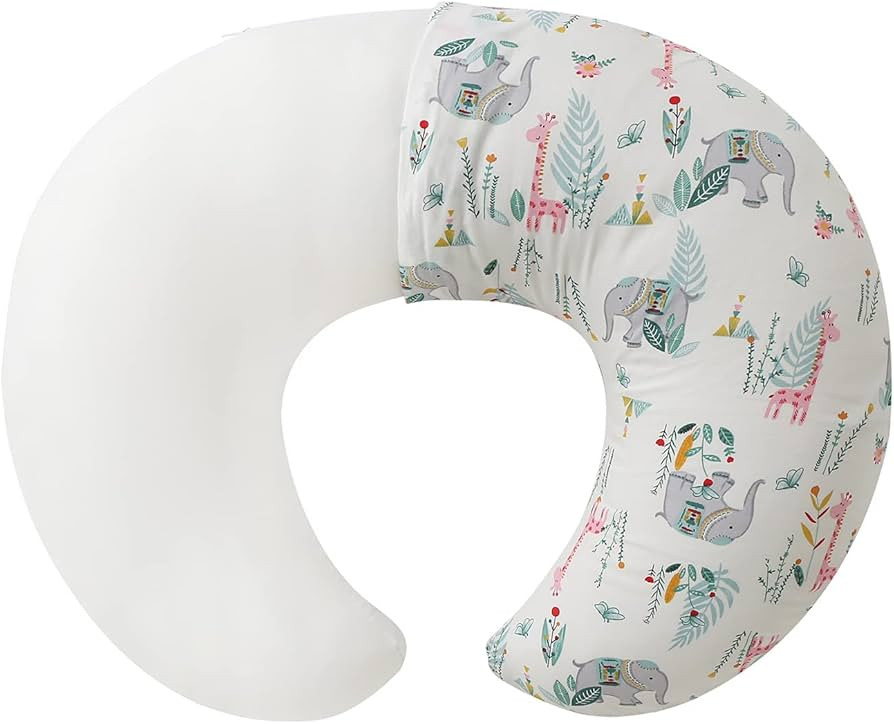 Nursing Pillow and Positioner for Breastfeeding and Bottle Feeding, Propping Baby, Tummy Time, Ba... | Amazon (US)