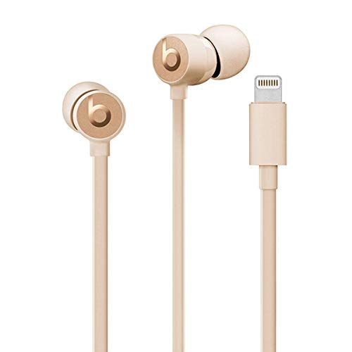 Beats urBeats3 Wired Earphones with Lightning Connector - Satin Gold (MUHW2LL/A) (Renewed) | Amazon (US)