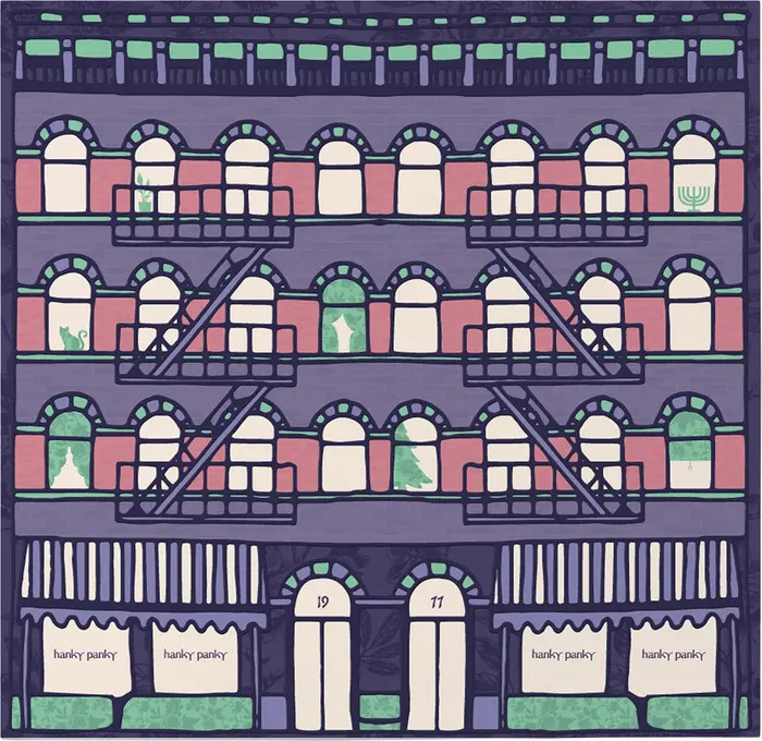 Hanky Panky Holiday Advent Calendar Assorted 25-Pack Original Rise Thongs | Nordstrom | Nordstrom