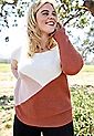 geo colorblock pullover | Maurices