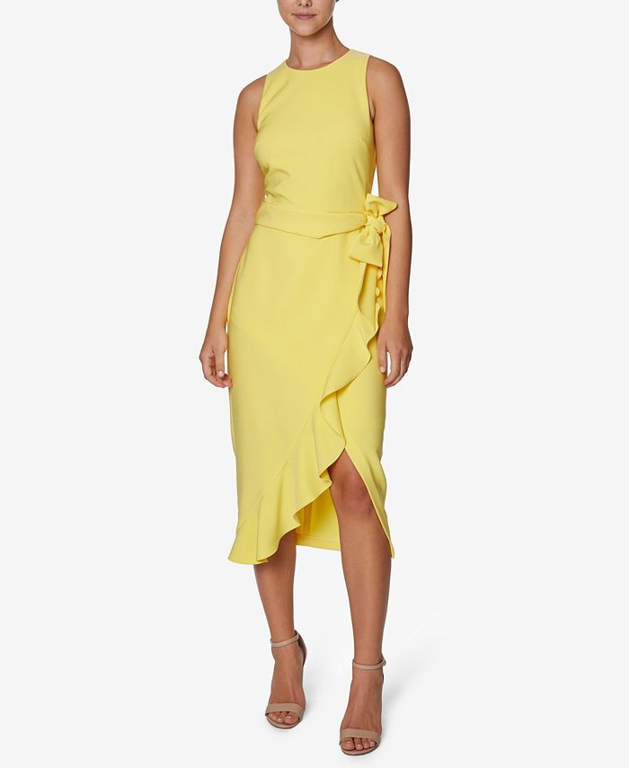 Ruffled Midi Dress | Macys (US)