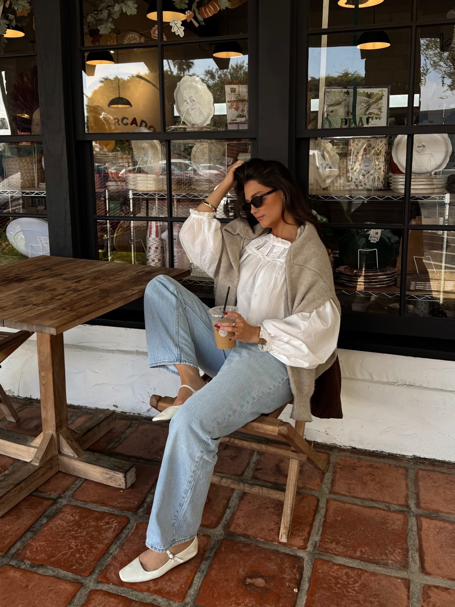 a casual weekend outfit 🤍 light denim washed jeans with white blouse and ballet flats 


#neutralstyle #falloutfitinspo #minimalchic #capsulewardrobe #everydayoutfit #elevatedbasics #ootdinspo #tonalstyle #cozyneutrals #quietluxurystyle #ralphlaurenvibes #fashionandlifestyle #neutralfashionedit #styledwithintention #elevatedeveryday #ltkinspo #ltkfashion #ltkstyle #ltkfallfashion #ltkoutfit
