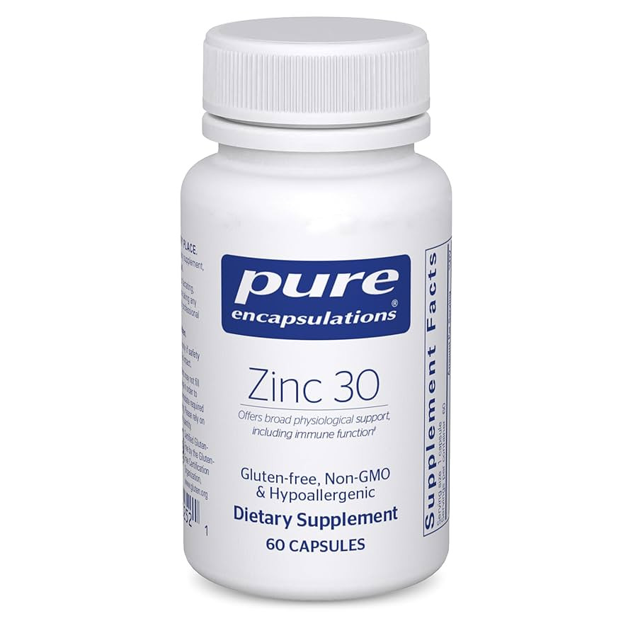 Pure Encapsulations Zinc 30 mg - Supplement for Immune System Support, Growth and Development, an... | Amazon (US)