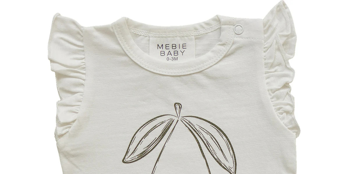 Cherry Ruffle Tee | Mebie Baby