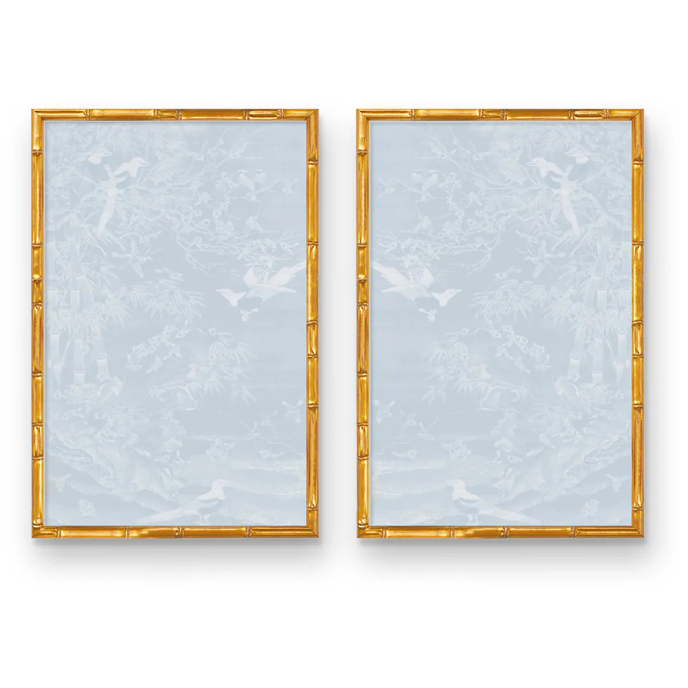 Chinoiserie Vintage Bird Mural Art Print | High-End Wall Art | Urban Garden Prints