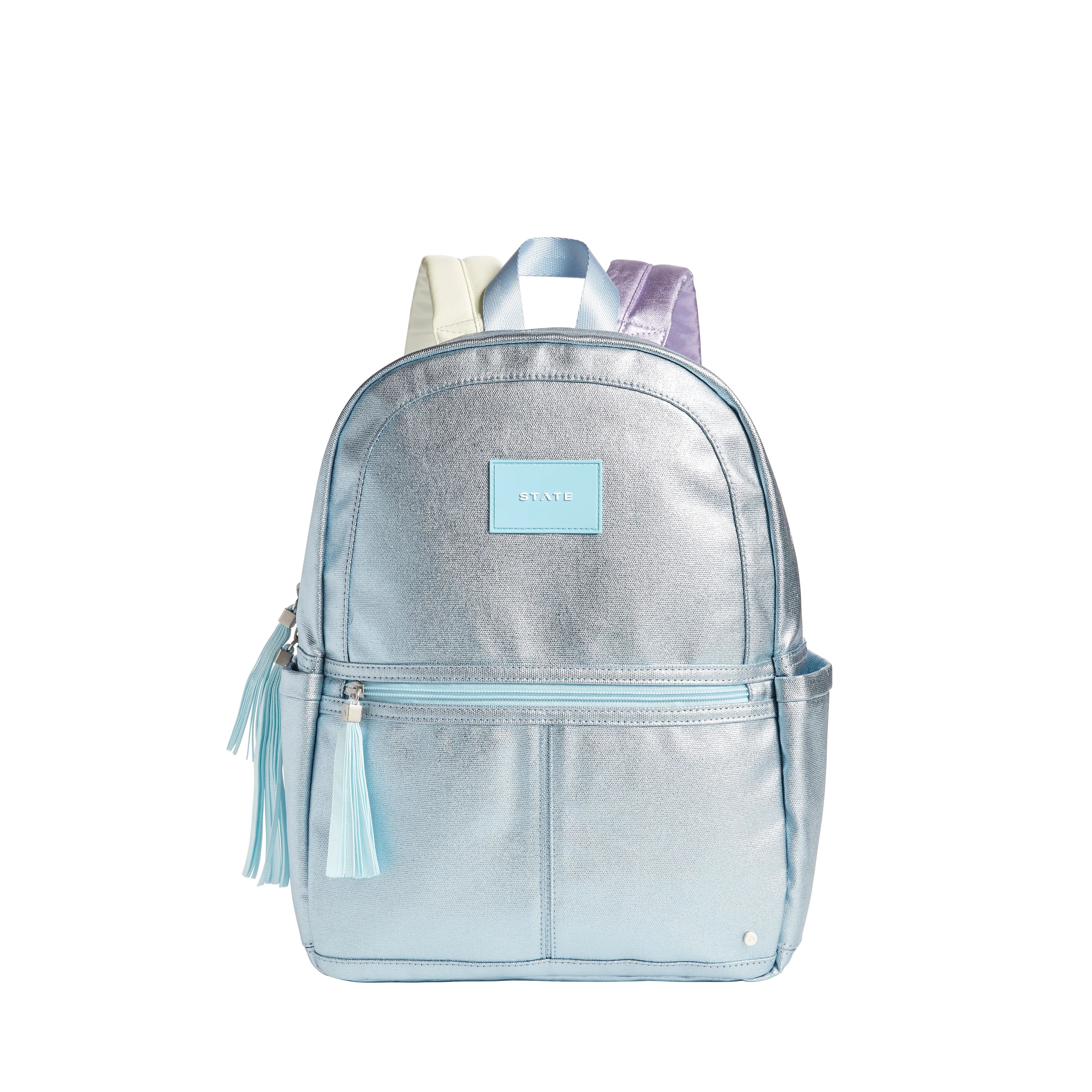 STATE Bags | Kane Kids Backpack Metallic Light Blue | STATE Bags