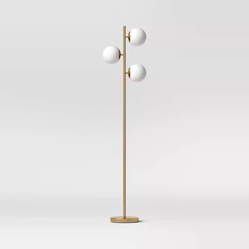 Project 62 deals brass floor lamp