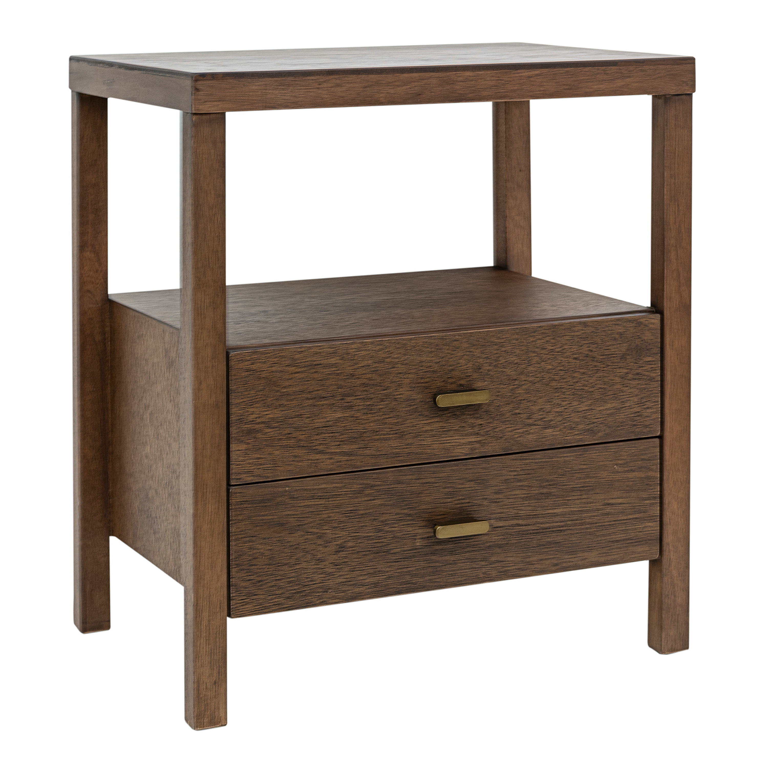 Goswell Wood Nightstand with Storage | World Market