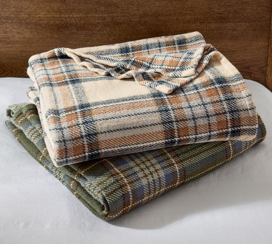 Plaid Woven Blanket | Pottery Barn (US)
