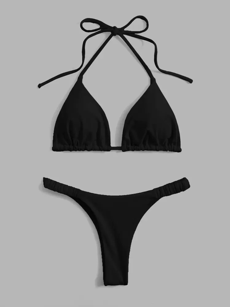 Black Bikini Set | SHEIN