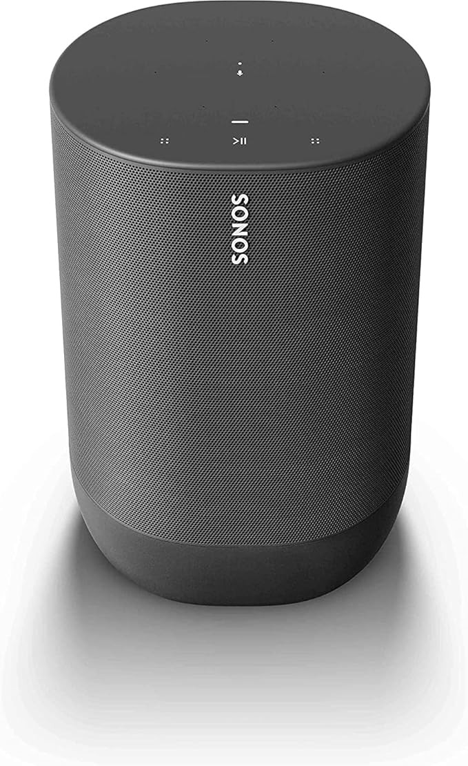 Sonos Move - Battery-Powered Smart Speaker, Wi-Fi and Bluetooth with Alexa Built-in - Black​​... | Amazon (US)