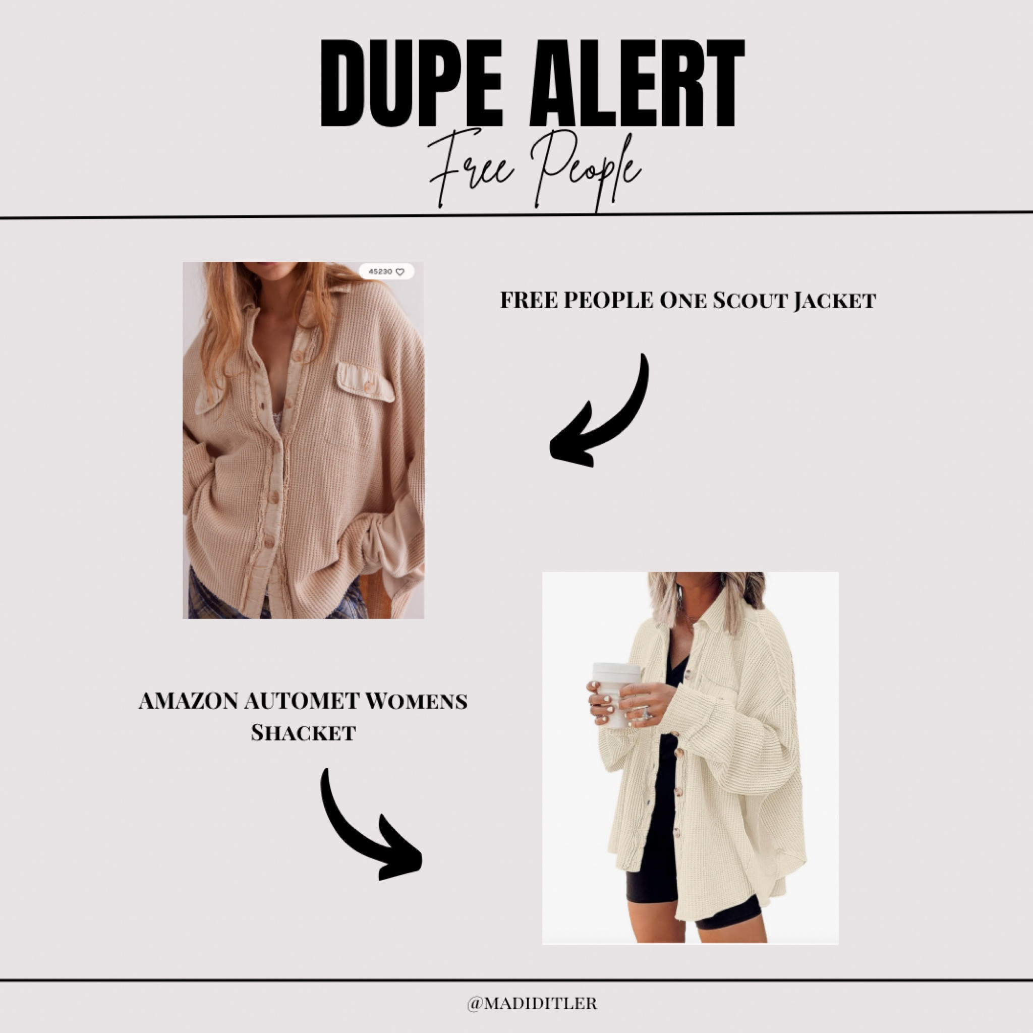 Daily dupe 

#dupe #amazon #freepeople 

#LTKFallSale #LTKSeasonal #LTKStyleTip