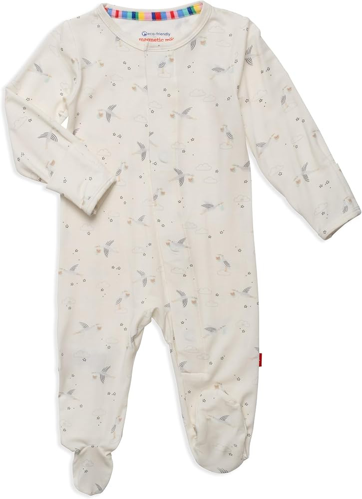 Magnetic Me Boys Modal Magnetic Baby Footie Pajamas | Silky Soft Modal Fabric | Baby Sleepers Ava... | Amazon (US)