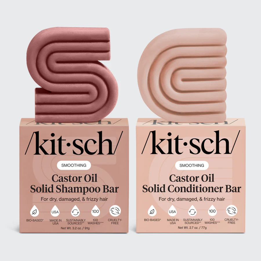 Castor Oil Nourishing Shampoo & Conditioner Bar C | KITSCH | Kitsch
