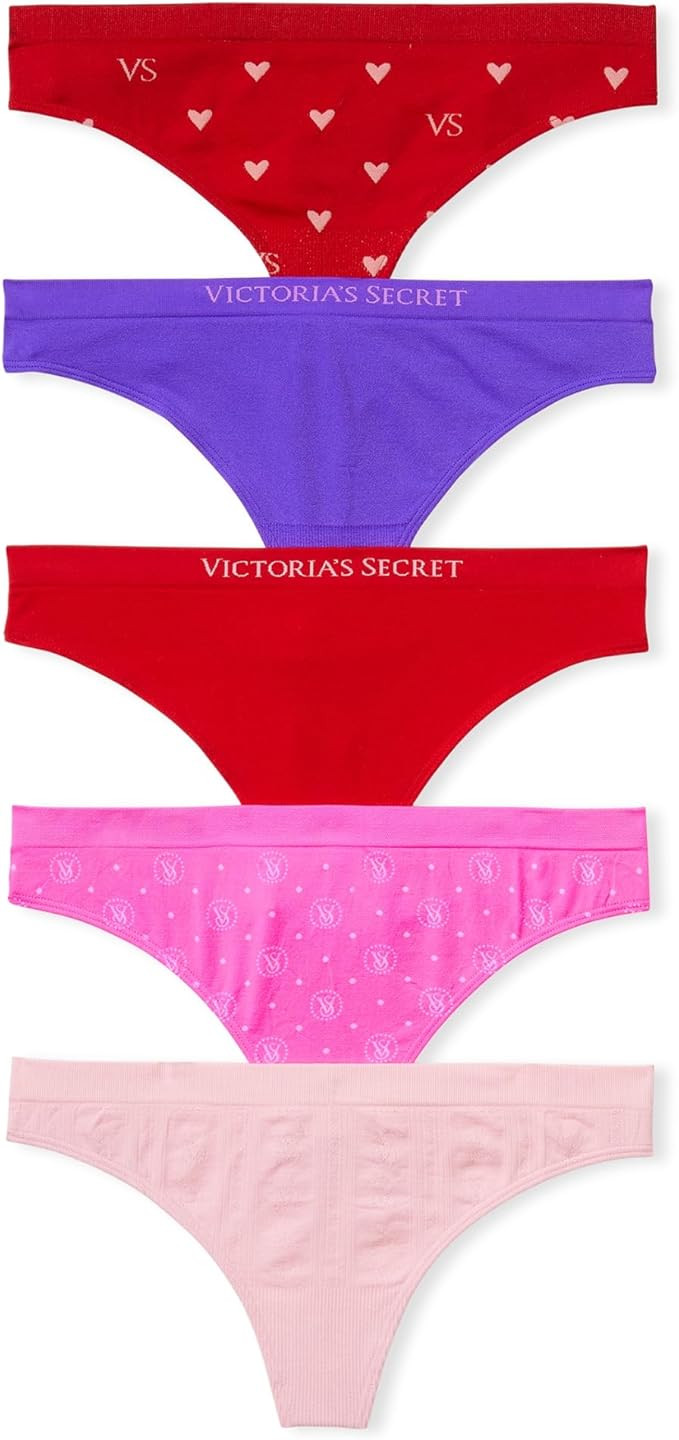 Victoria's Secret Seamless Thong Panty Pack, Underwear for Women (XS-XXL) | Amazon (US)