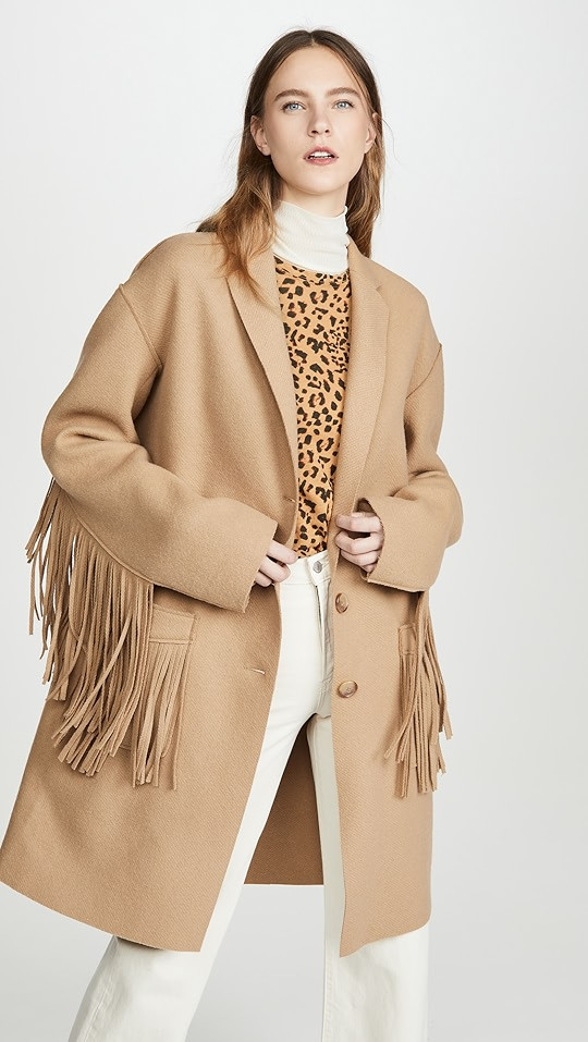 R13 Fringe Raw Cut Coat | SHOPBOP | Shopbop
