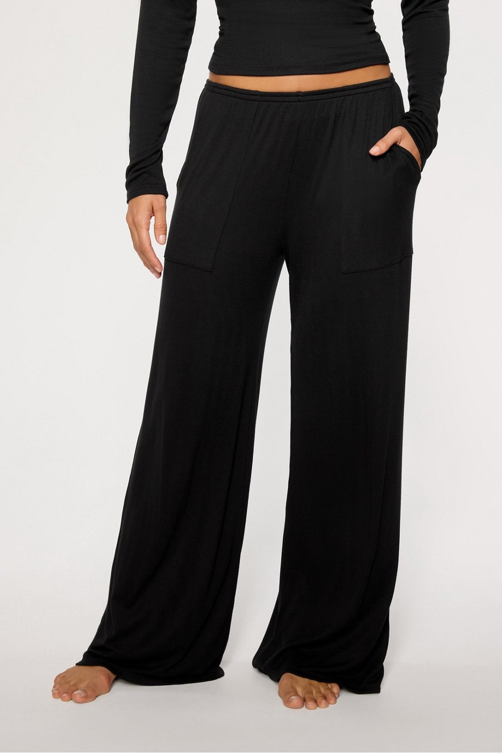 Soft Rib Wide Leg Pant | Fabletics