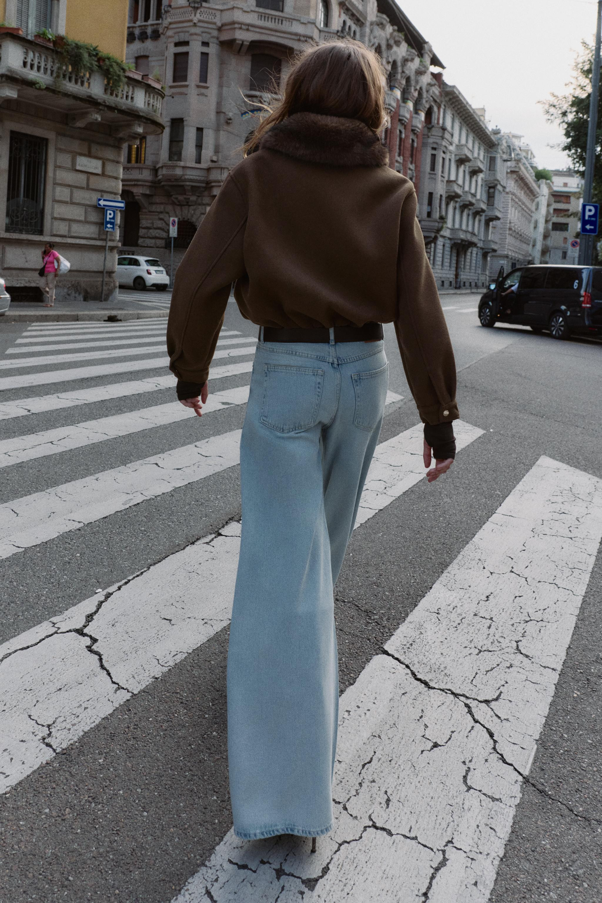 Z1975 HIGH RISE WIDE LEG JEANS | Zara US