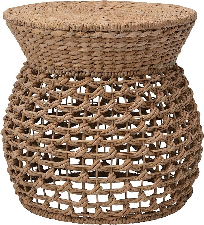 Creative Co-Op Round Natural Stool | Amazon (US)